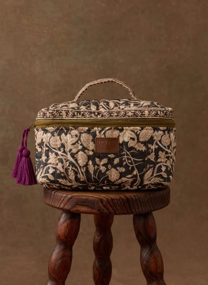 Louise Misha - Laety Makeup Bag | Black