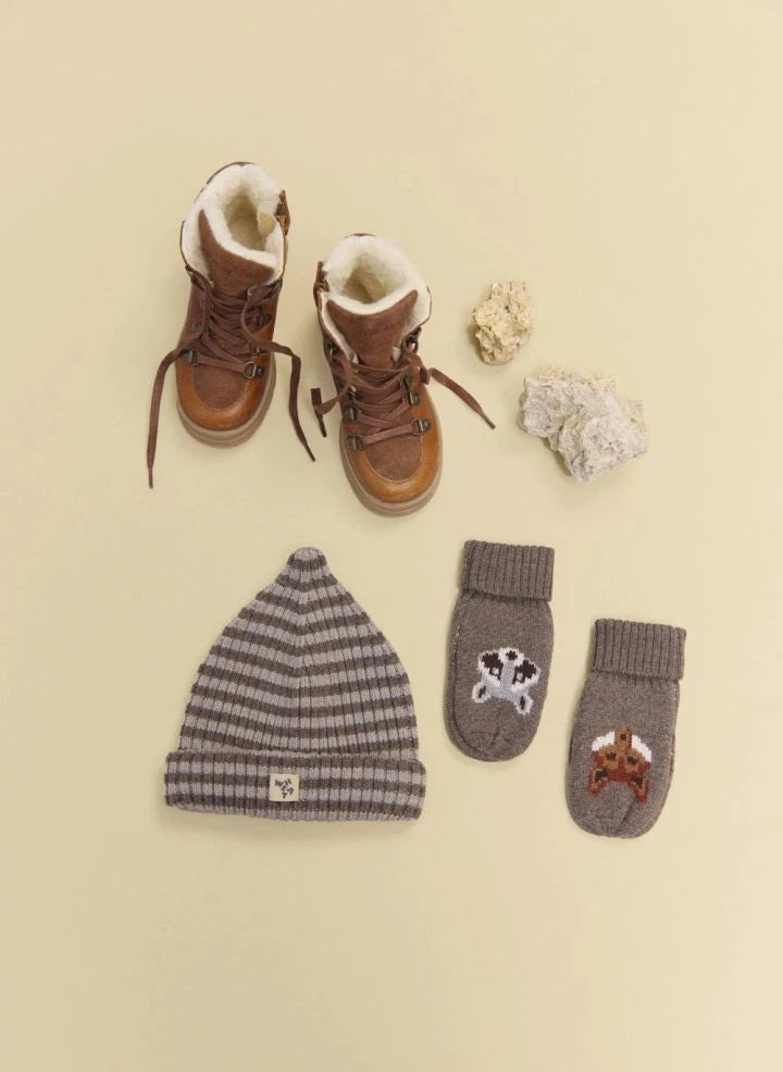 Wheat - Toni Hiker Tex Leather/Suede Boots | Brown
