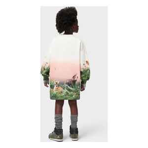 Molo - Cyrella Animals Organic Cotton Dress | White