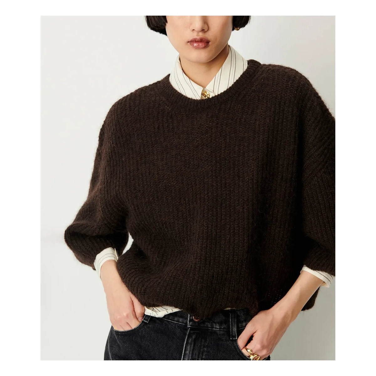 Sessùn - Tallon Wool Sweater | Ebony