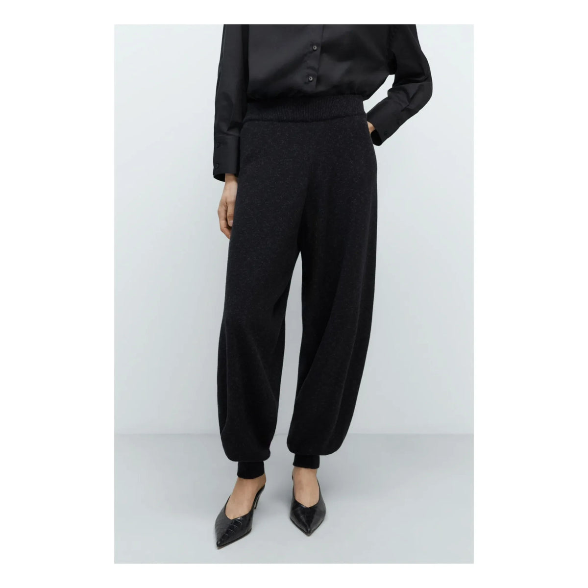 Cordera - Chiné Pants | Charcoal Grey