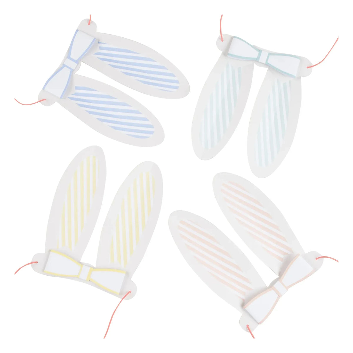 Meri Meri - Party hats with bunny ears - set of 8