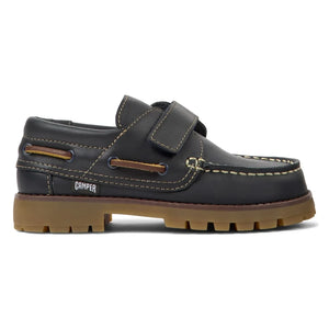 Camper - Compass Scratch Boat Shoes | Dark Blue