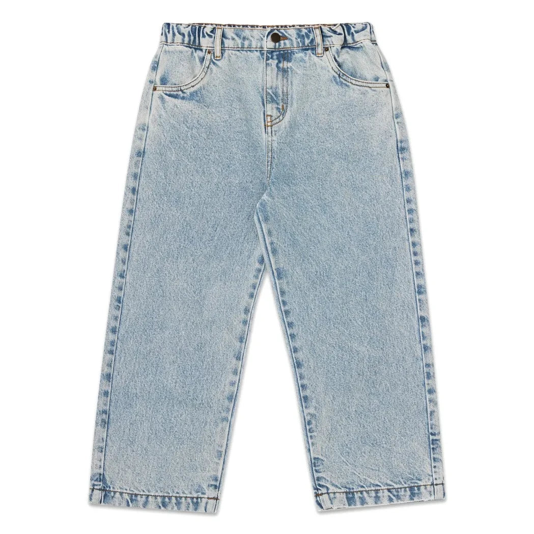 Main Story - Organic Cotton Wide Leg Jeans | Vintage Blue Denim