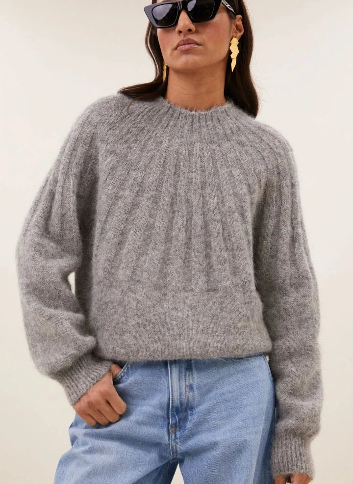 By Bar - Zoe Alpaca Sweater | Gray