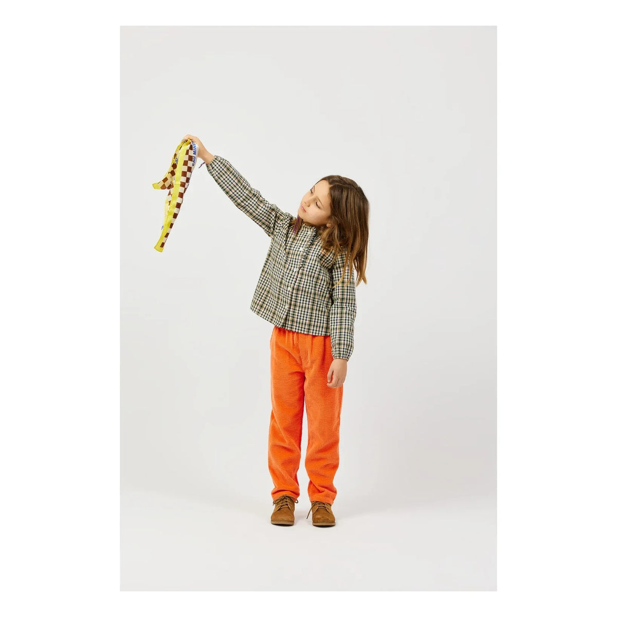 Arsène et Les Pipelettes - Organic Cotton Corduroy Pants | Orange