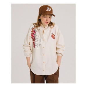 Tinsels - Faune Cotton Shirt | Ecru