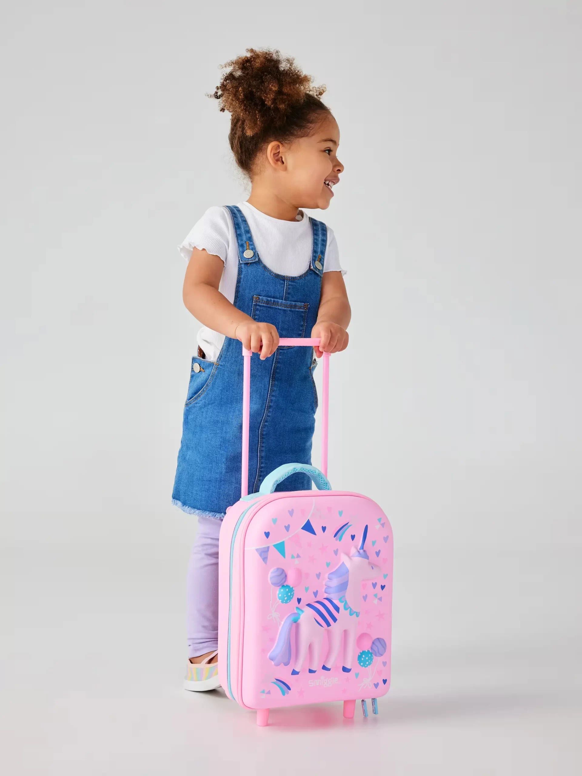 Smiggle - Glide Teeny Tiny Hardtop Okul ve Seyahat Çantası-Dinossi