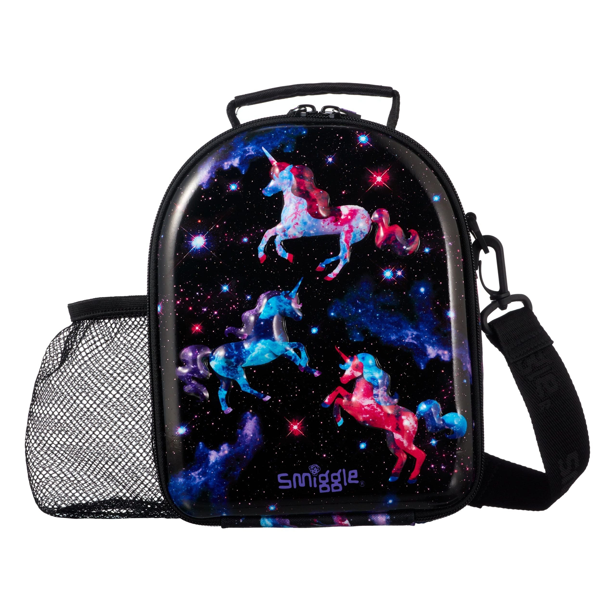 Smiggle - Galaxy Sert Kapaklı Beslenme Çantası-Dinossi