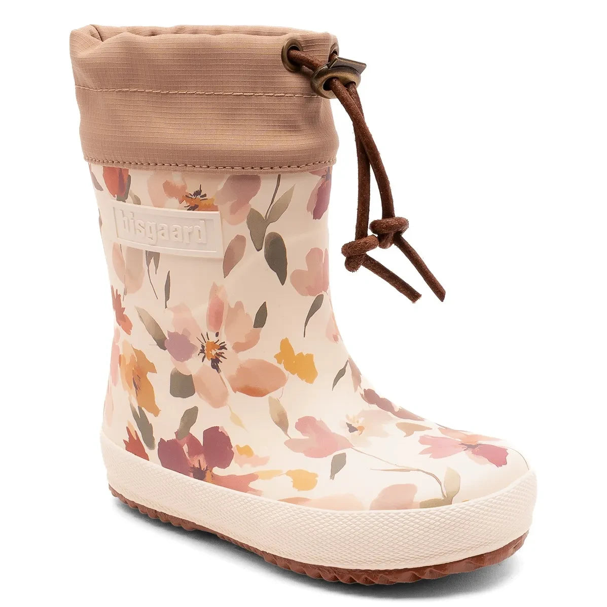 bisgaard - Thermo Fleurs Rain Boots | Powder Pink