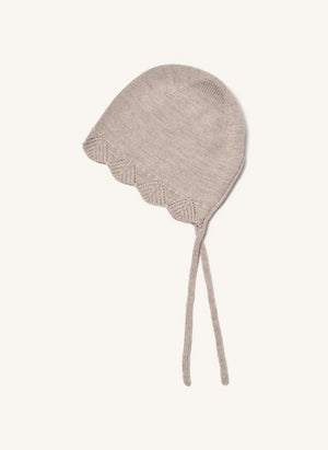 Wheat - Amya Merino Wool Beanie | Lilac