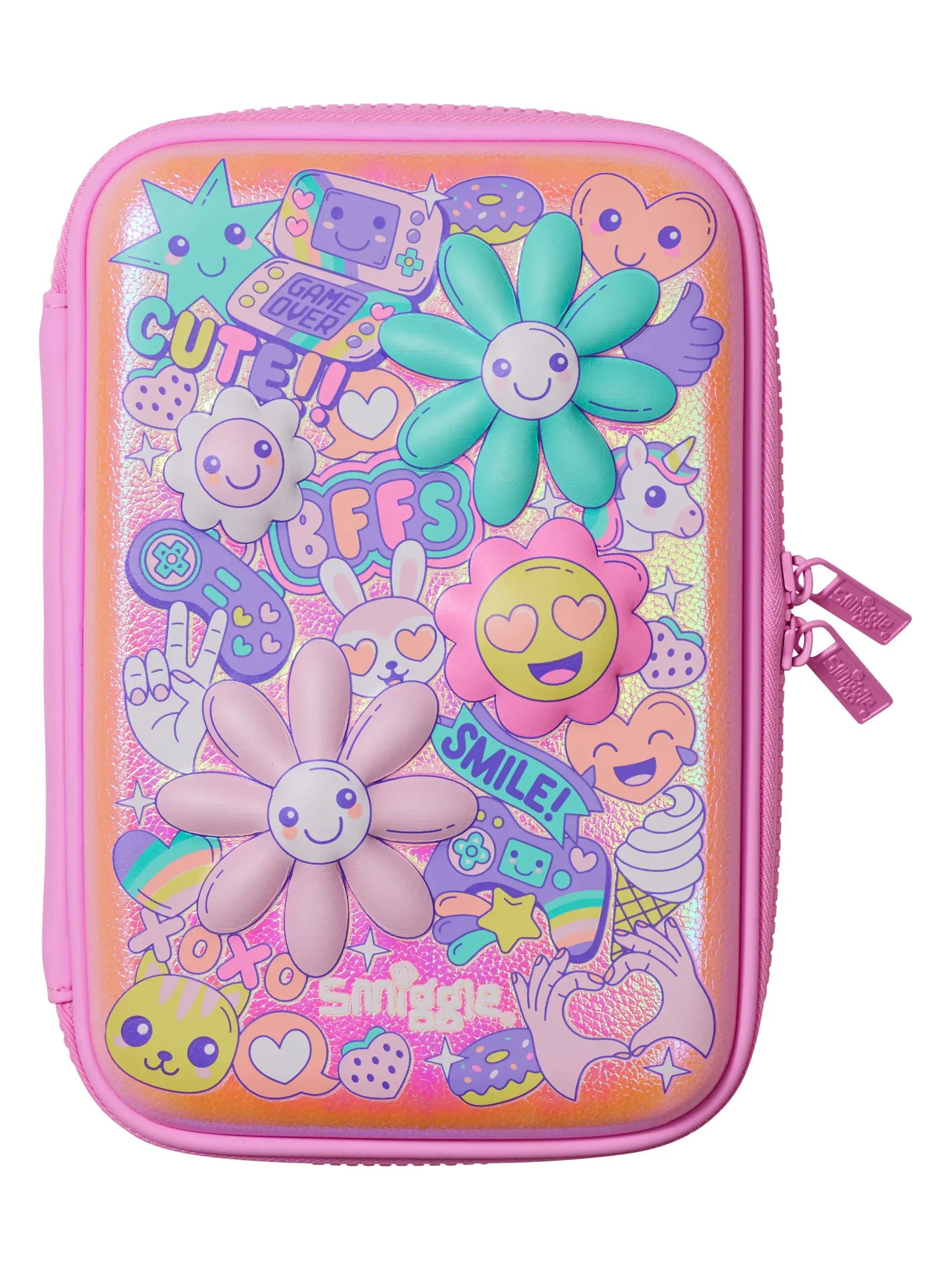 Smiggle - Epic Adventures Hardtop Kalem Kutusu-Dinossi