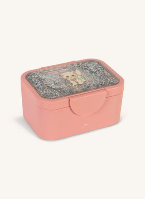 Konges Sløjd - Ciao Miao Glitter Lunch Box | Pink