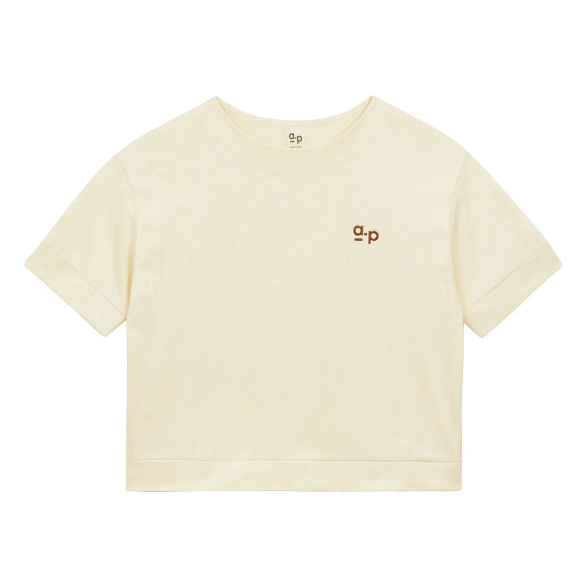 a.p - Jersey Organic Cotton T-Shirt | Ecru