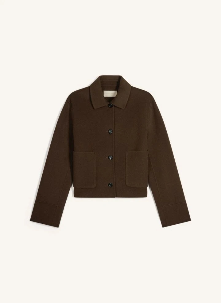Vanessa Bruno - Henri Laine jacket | Chocolate