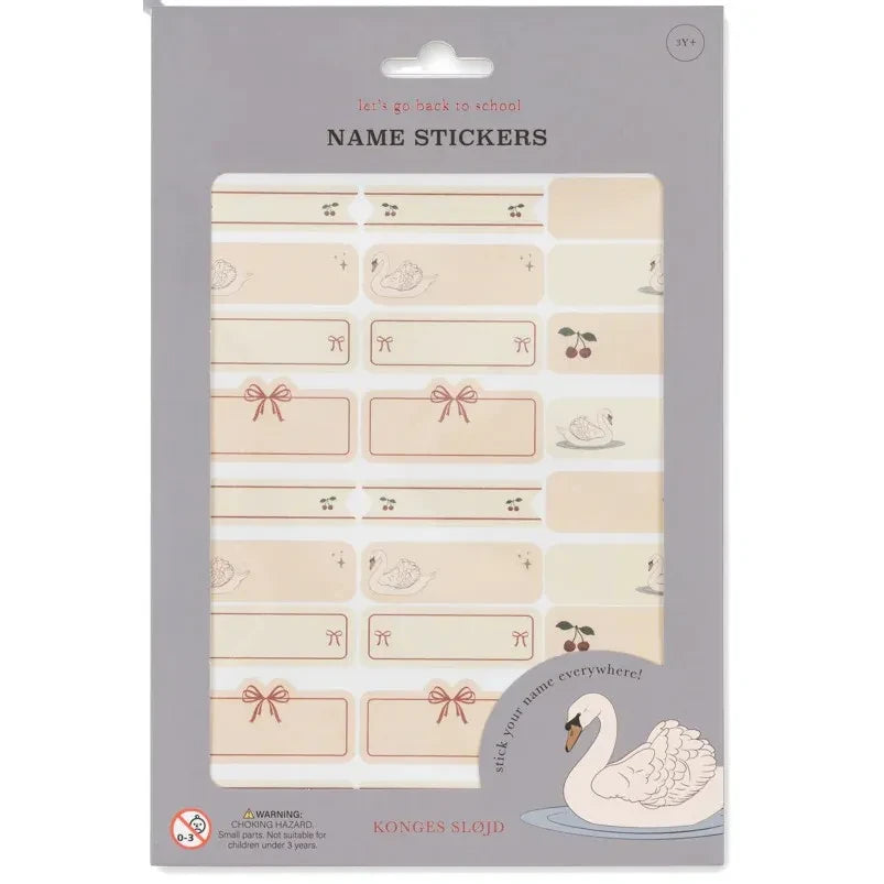 Konges Sløjd - Swan Label Set