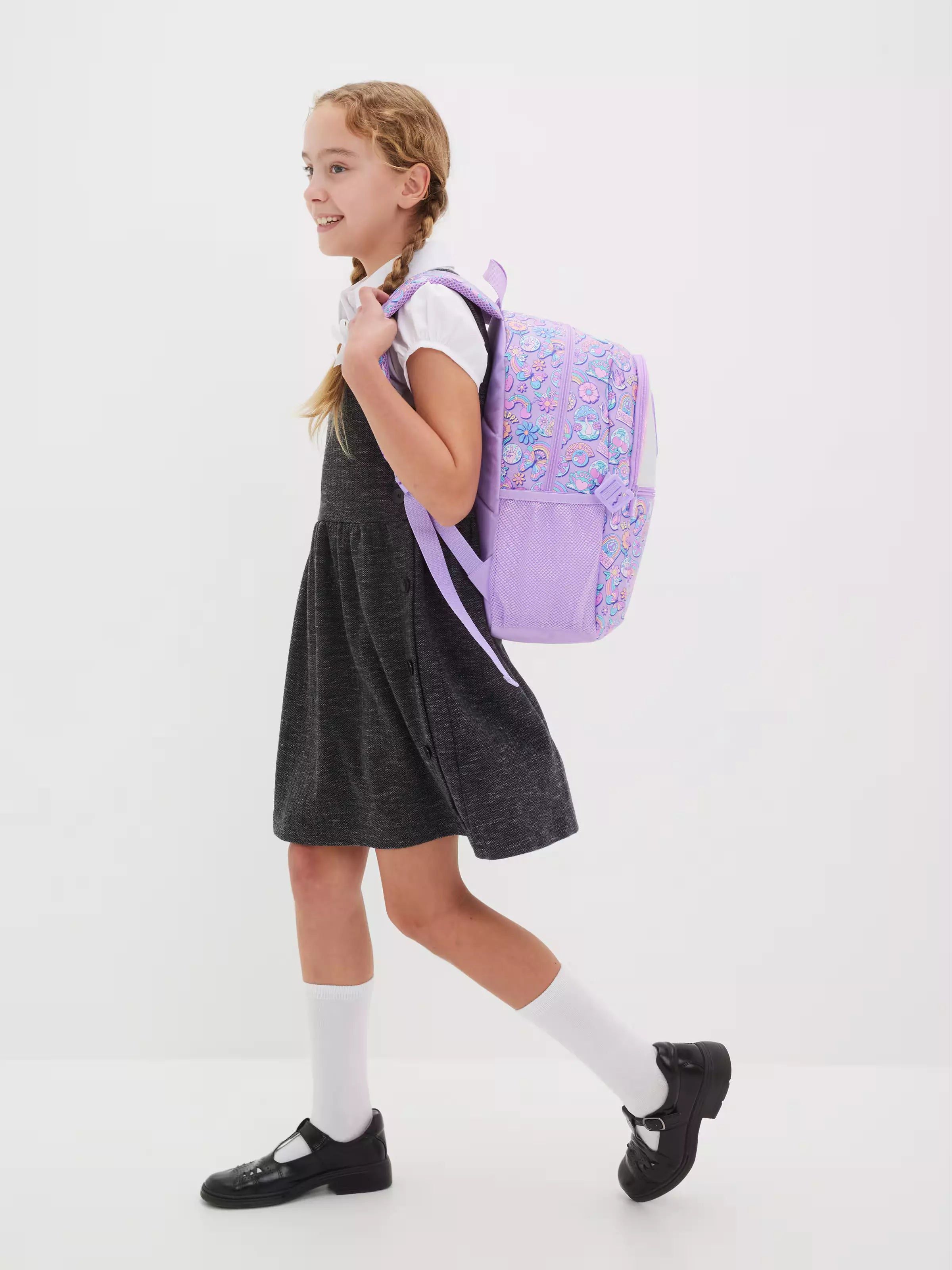 Smiggle – Limitless Klasik Okul Sırt Çantası-Dinossi