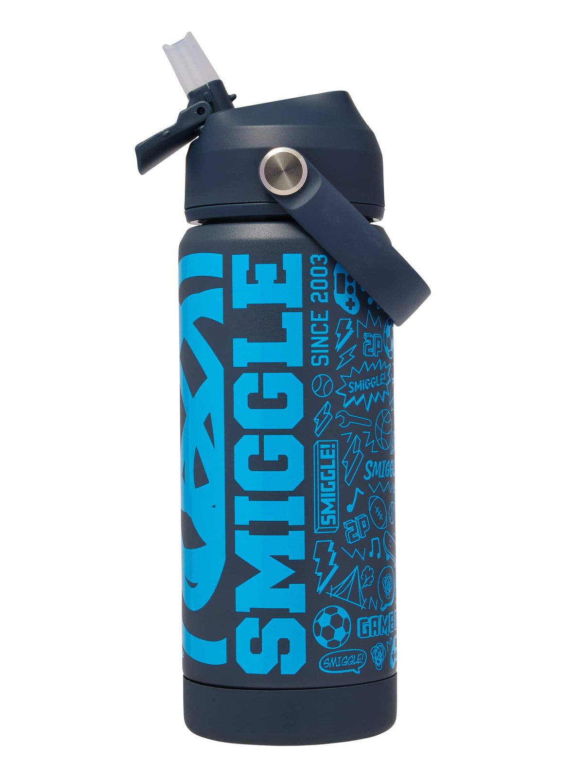 Smiggle - Squiggle Insulated Stainless Steel Drink Bottle 550ml