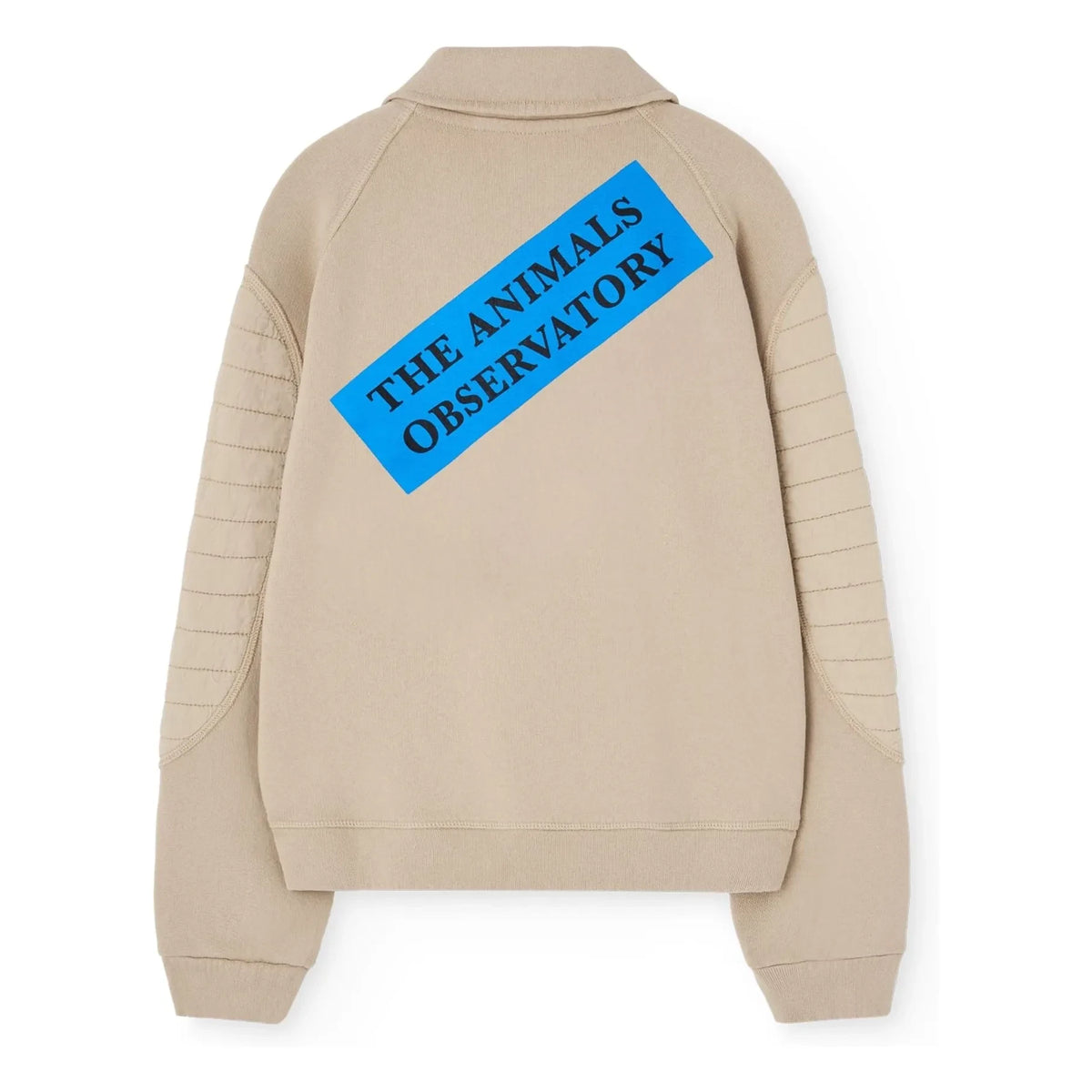 The Animals Observatory - Seahorse Hooded Zip-Up Sweatshirt | Natural