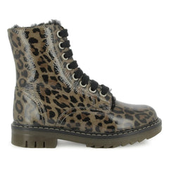 Pom d'Api - Sid Ranger Fur Leopard Boots | Brown