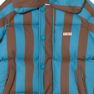 Tinycottons - Striped Padded Jacket | Blue