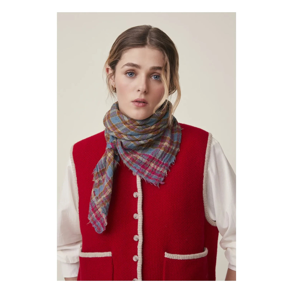 Moismont - Magda Scarf No. 793, Wool | Purple