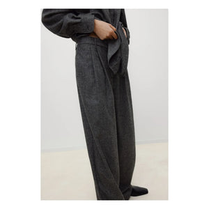 The New Society - Grey Opal Wool Trousers