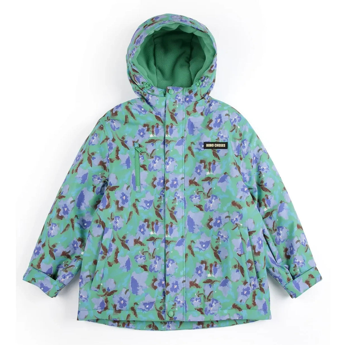 Bobo Choses - Fleurie Recycled Fiber Ski Jacket | Turquoise