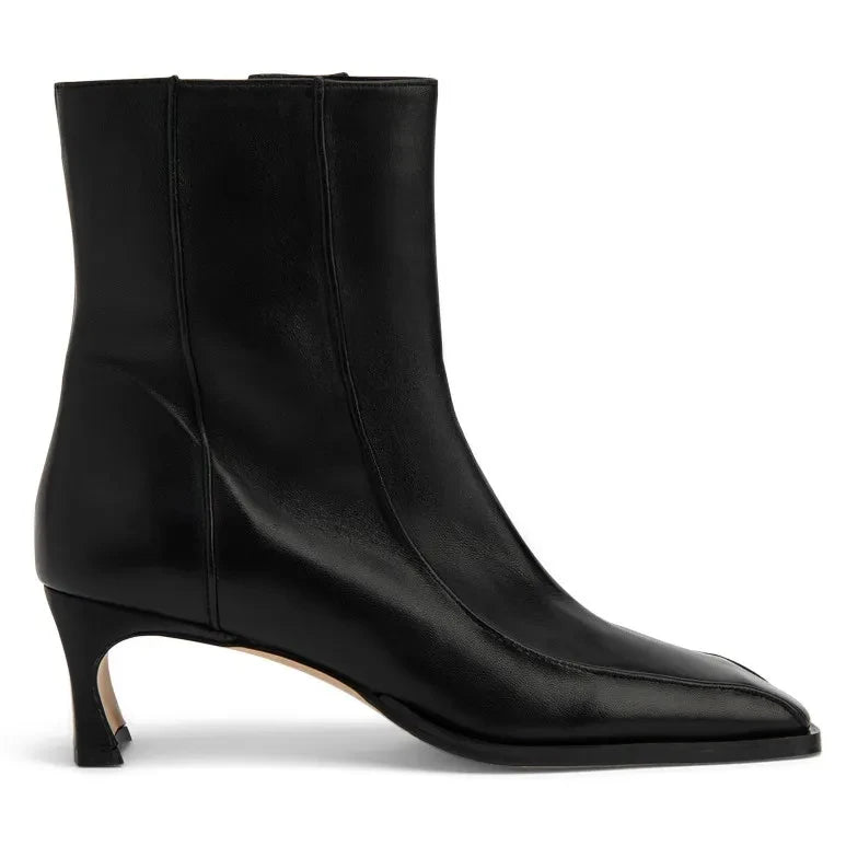 BY FAR - Nieves Leather Boot | Black