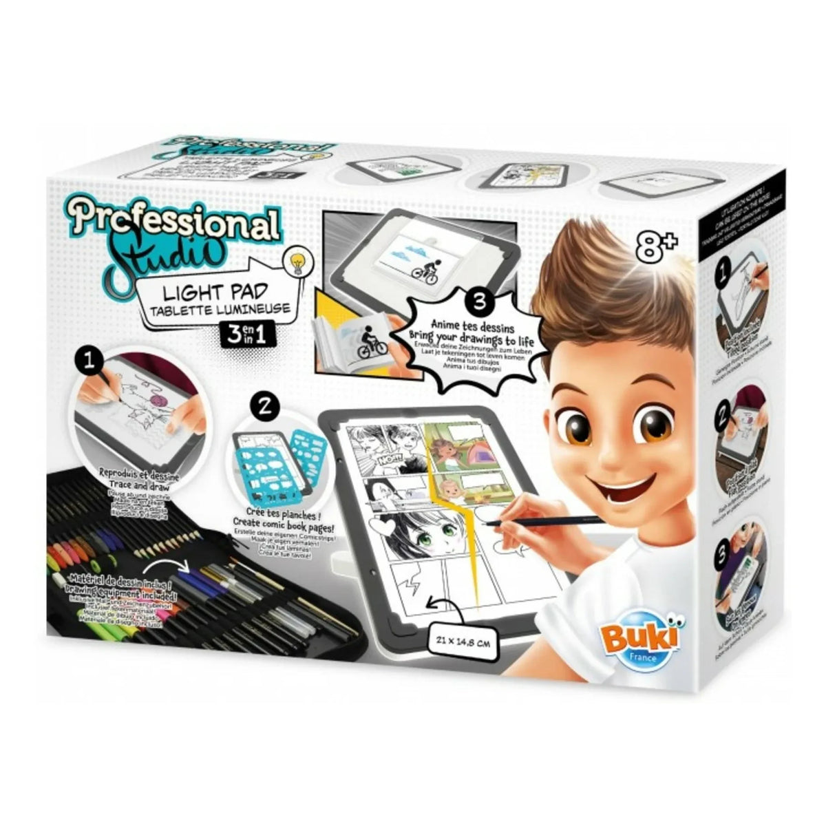 Buki - 3-in-1 Illuminated Drawing Tablet