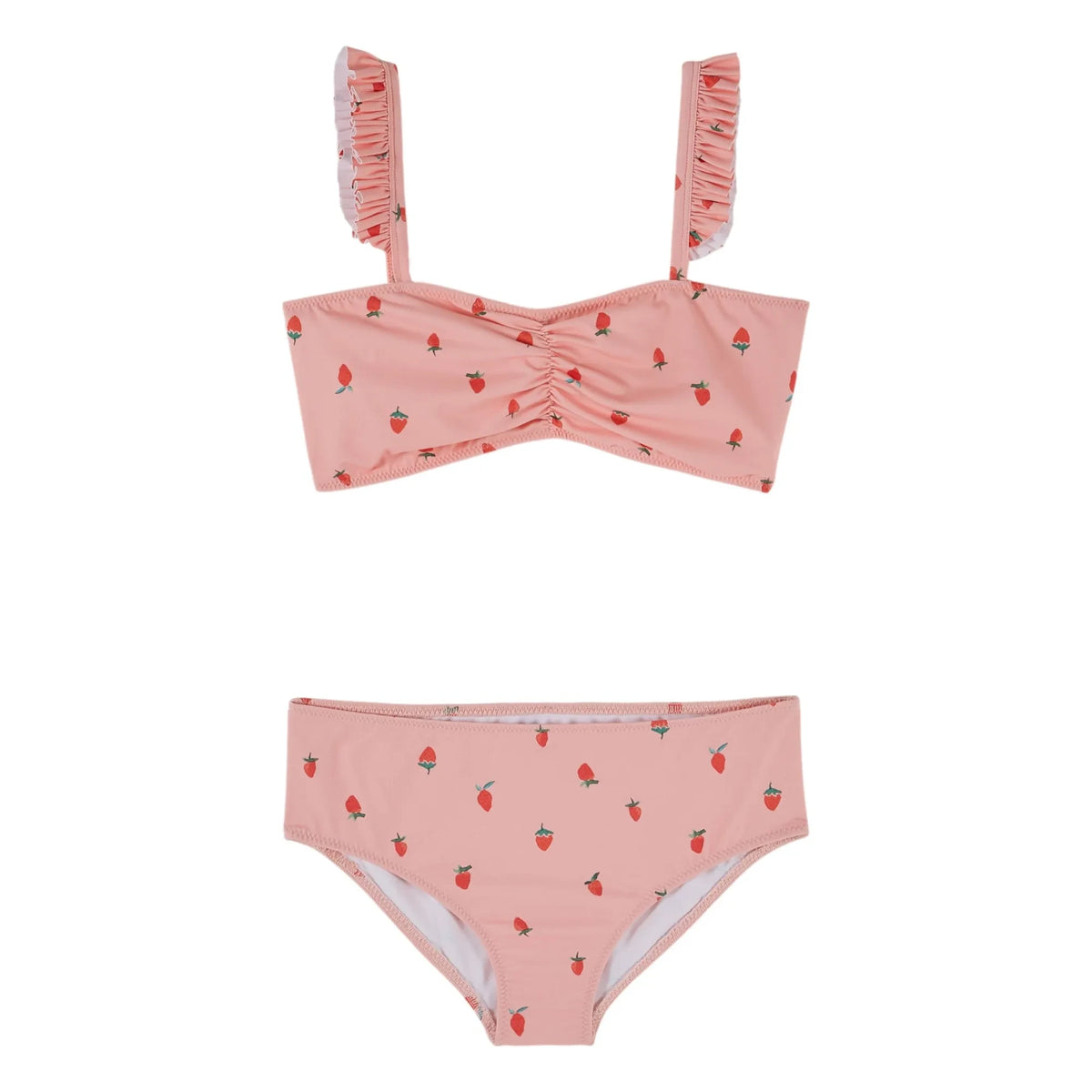 Emile et Ida - Strawberry Band Swimsuit | Pink
