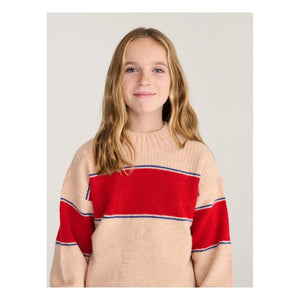 Bobo Choses - Striped Sweater | Light Pink