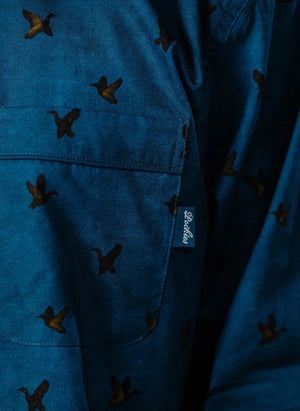 Pockies - Duck Pajama Shirt | Peacock Blue