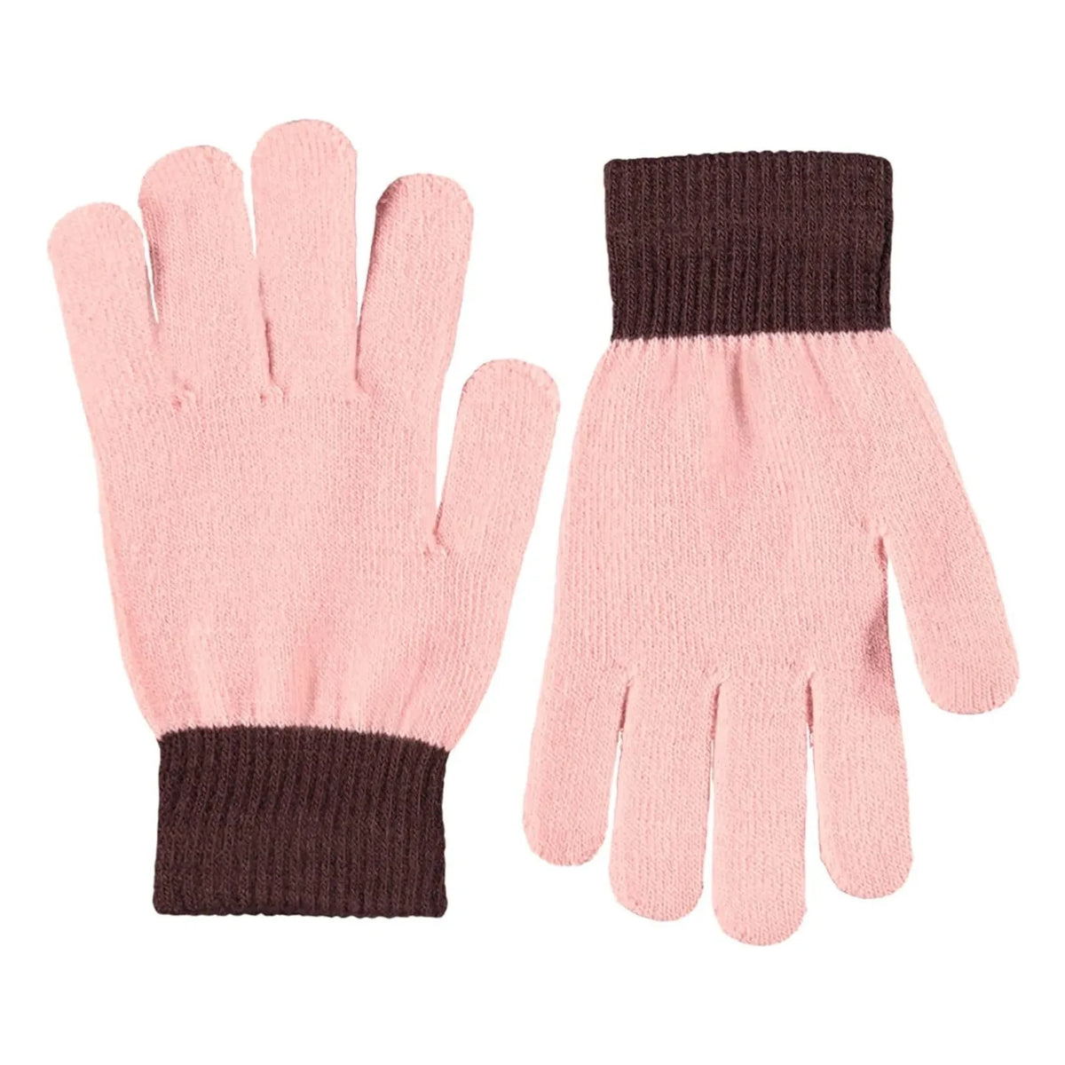 Molo - 2 Pair Kello Smiley Glove Set | Brown