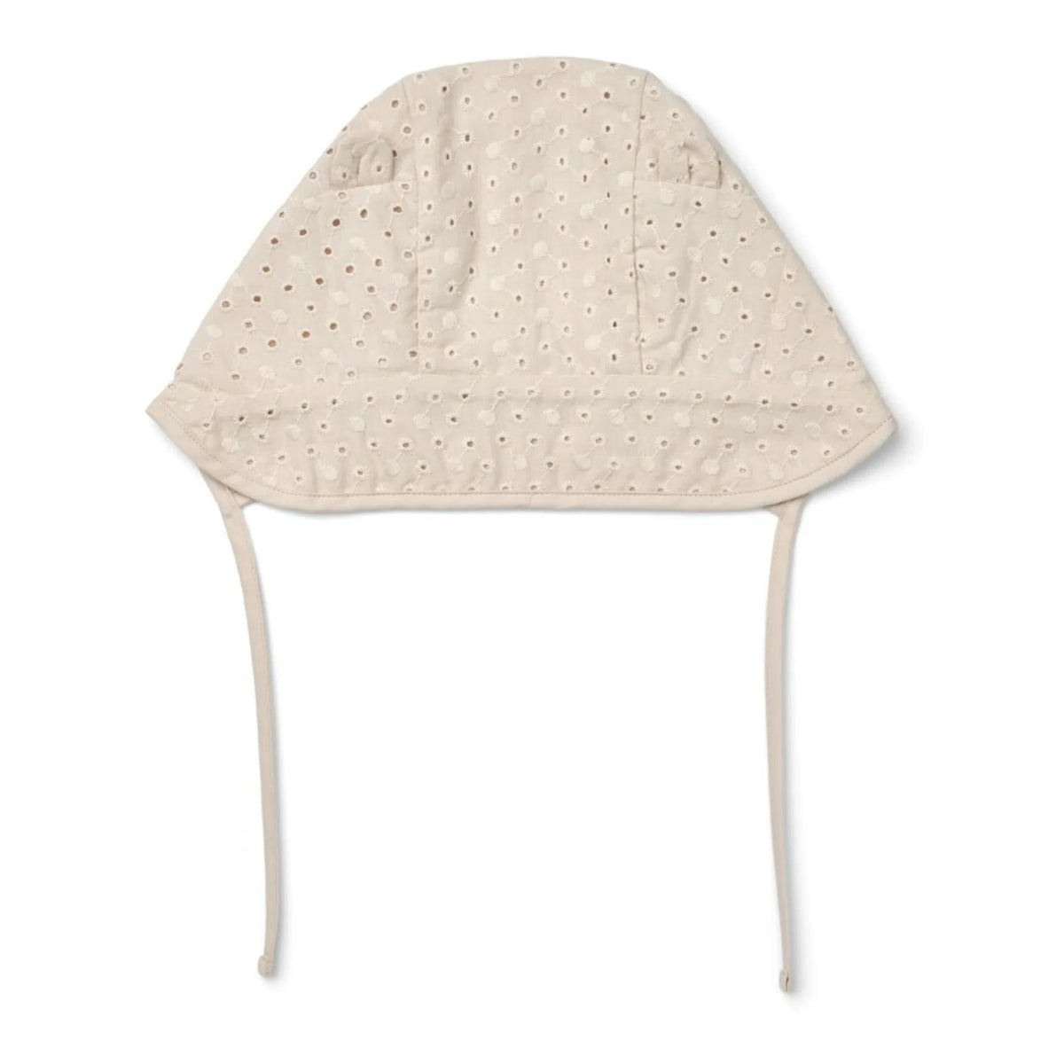 Liewood - Organic Cotton Light Embroidered Bonnet Rae | Beige