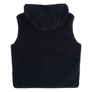 Emile et Ida - Eclat Sleeveless Jacket | Navy