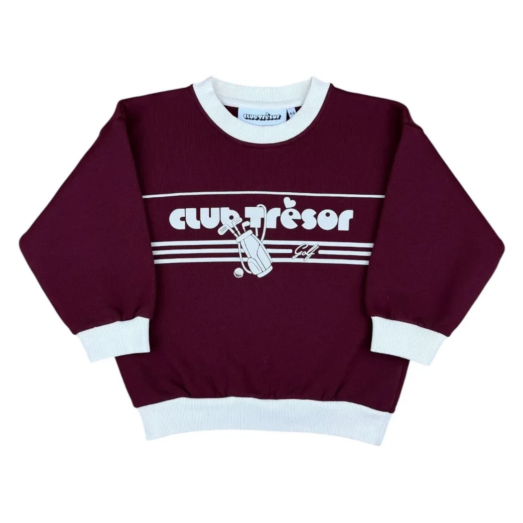 Club Trésor - Burgundy Golf sweatshirt