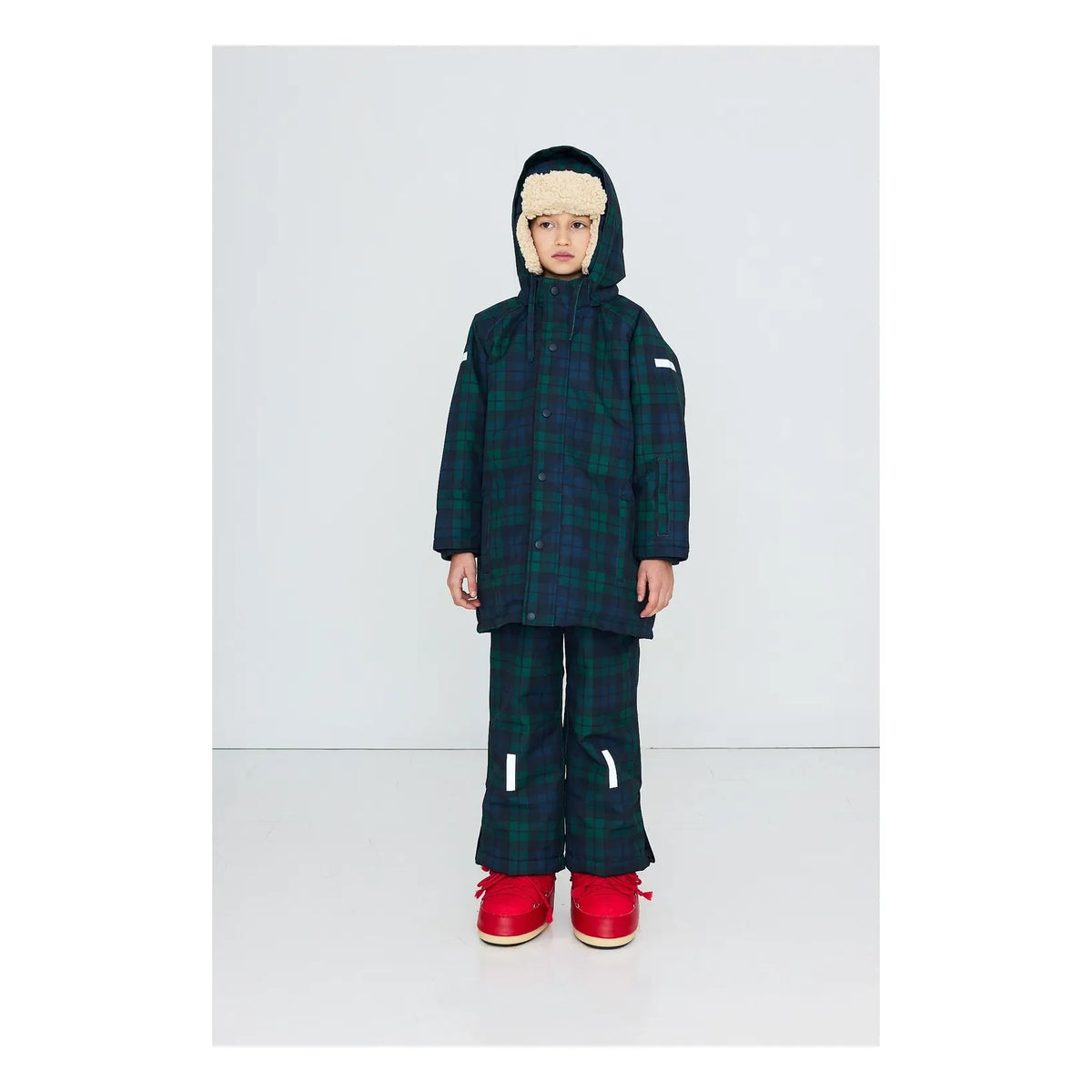 Tinycottons - Checkered Hat | Green