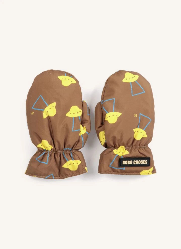 Bobo Choses - Soucoupes Gloves Recycled Fiber | Brown