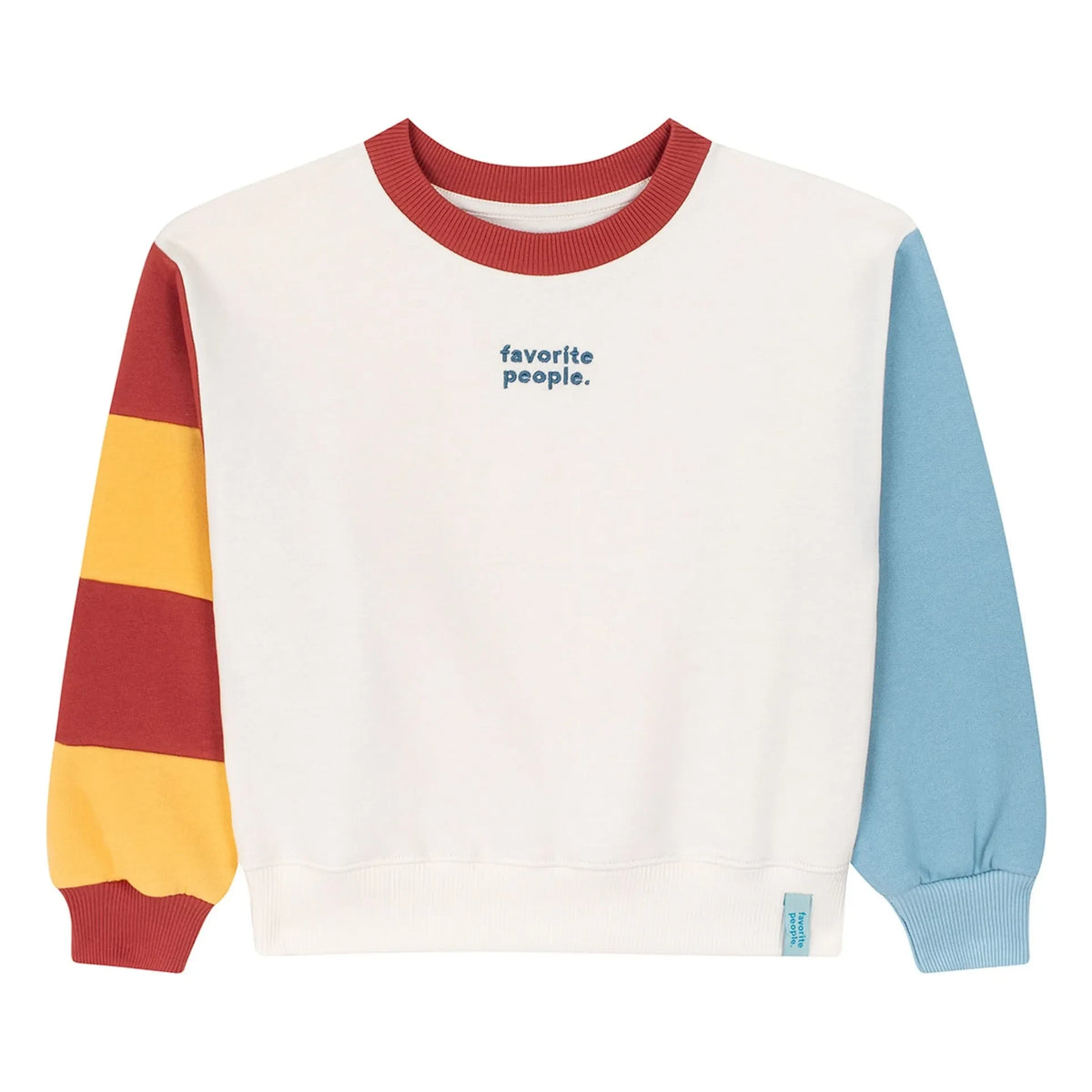 Favorite People - Backyard organic cotton sweatshirt | White