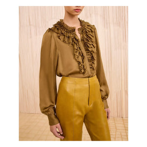 Ulla Johnson - Rouen Silk Blouse | Bronze