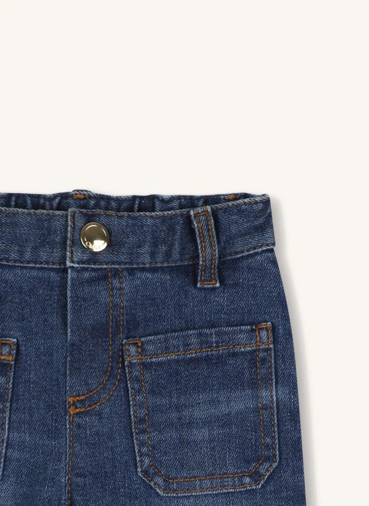 Chloé - Organic Cotton Pocket Jeans | Mavi