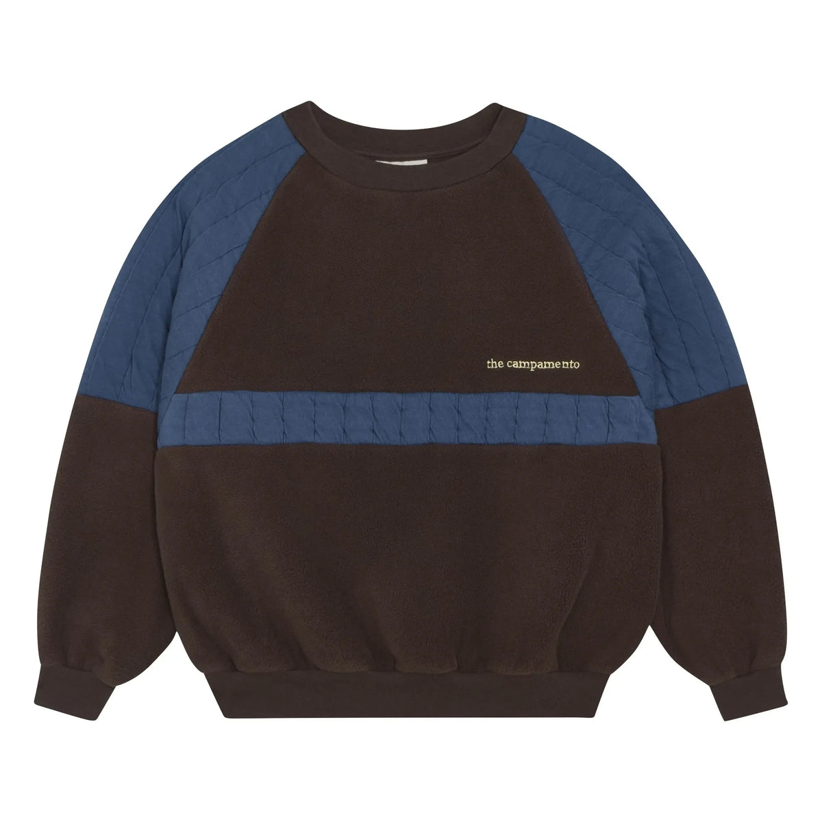 The Campamento - Quilted sweatshirt | Brown