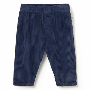 Cozmo - Miki Velvet Trousers Organic Cotton | Navy Blue