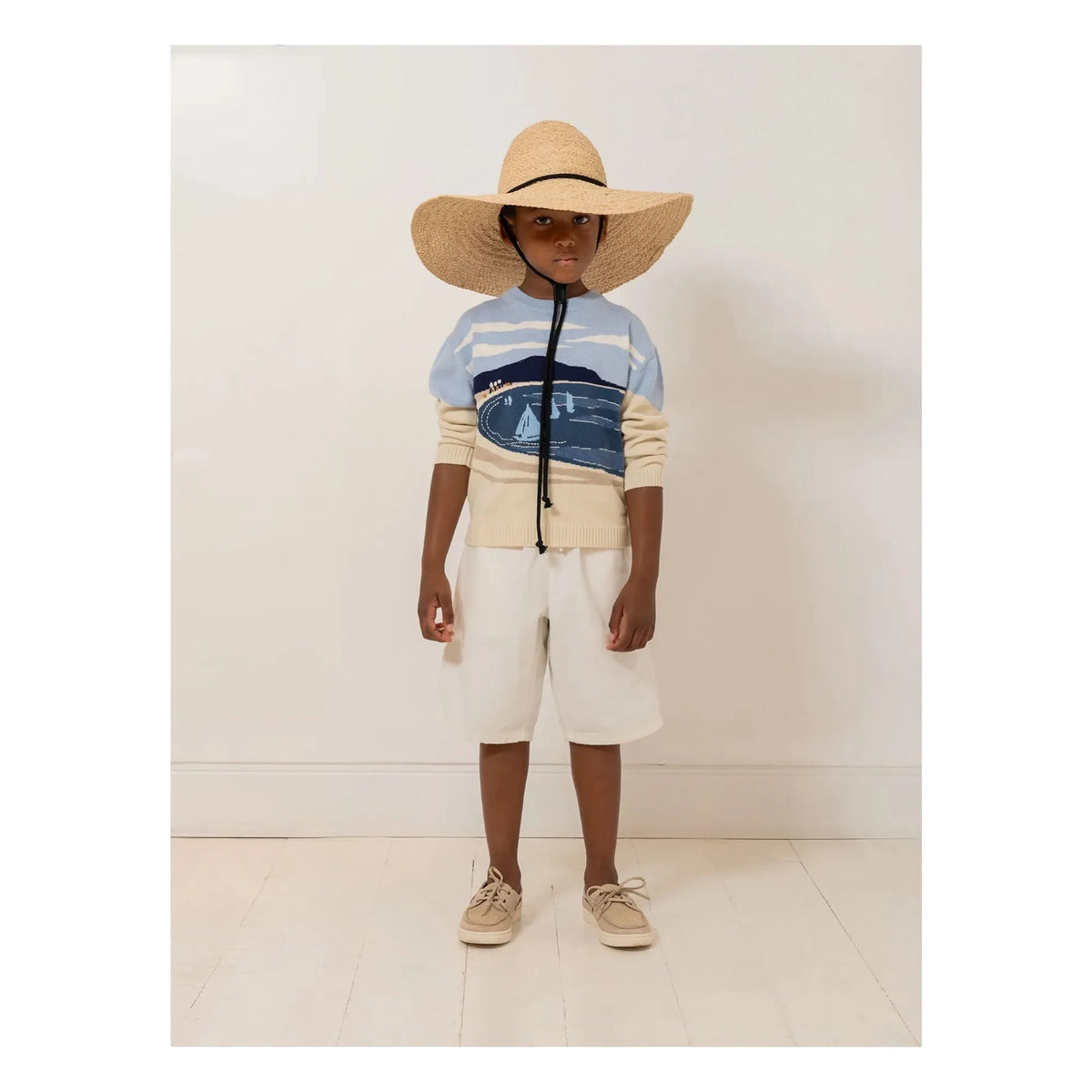Bonpoint - Lyle Organic Cotton Beach Sweater | Sand