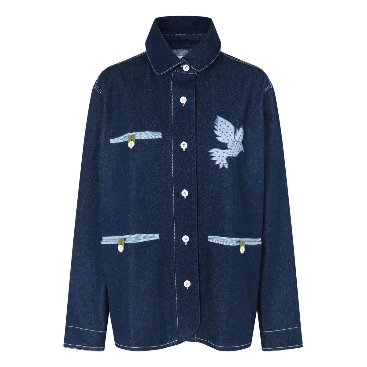 Lollys Laundry - Edda Cotton Jacket | Navy