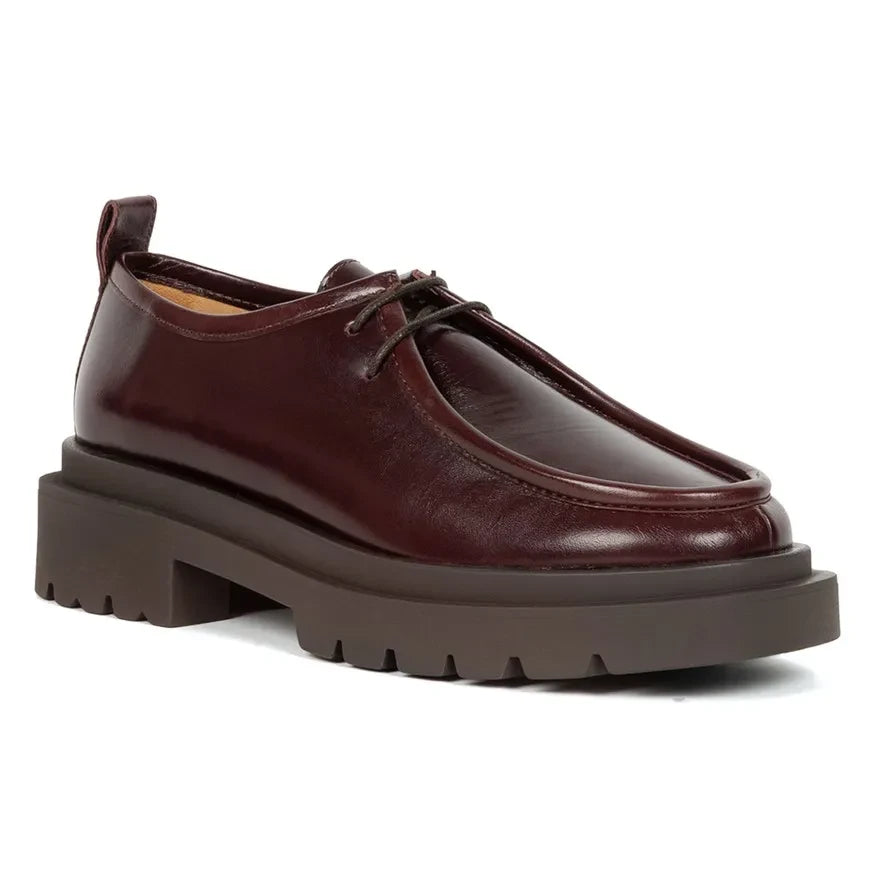 Bobbies - Noreen Leather Derby Shoes | Burgundy