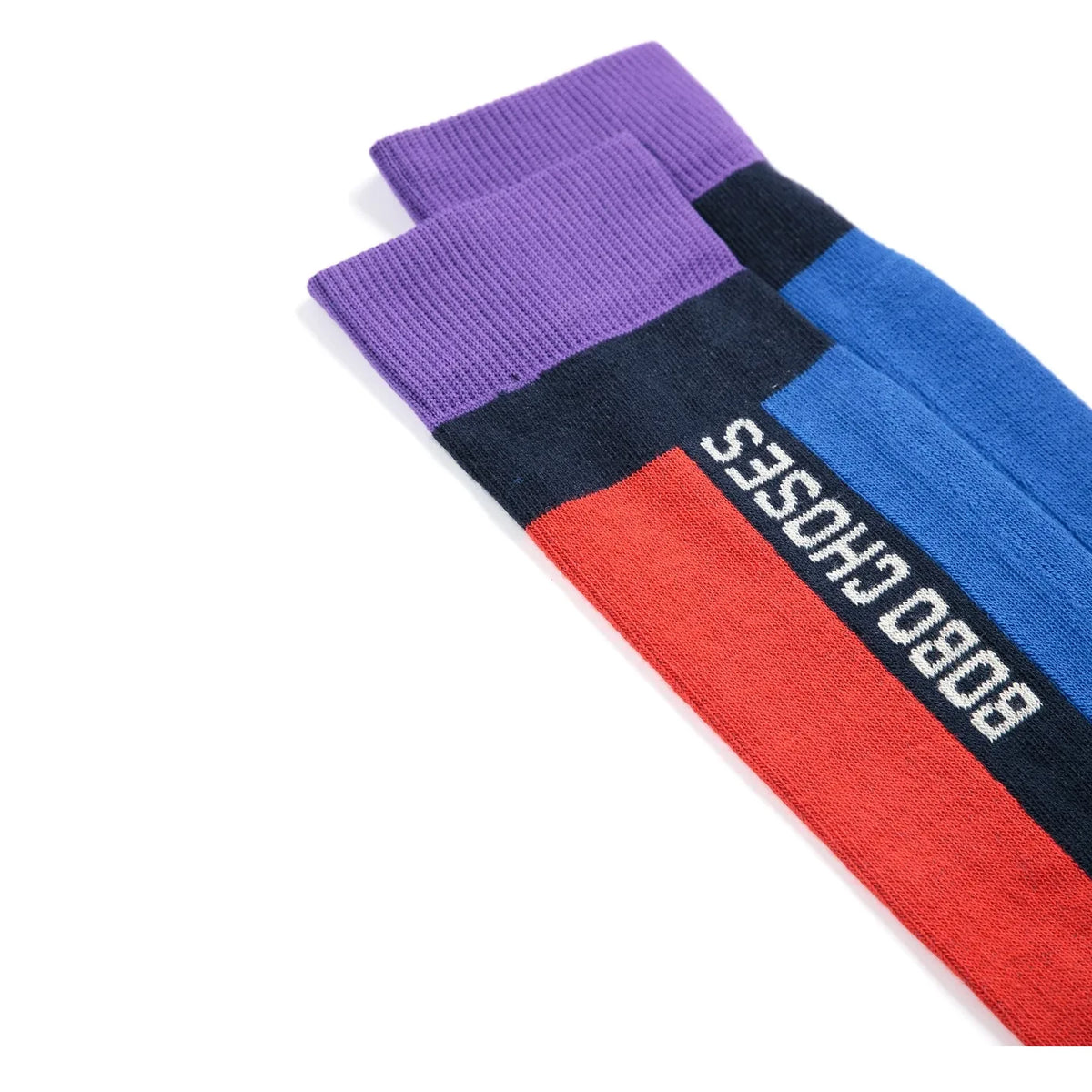 Bobo Choses - Color Block Organic Cotton Ski Socks | Blue