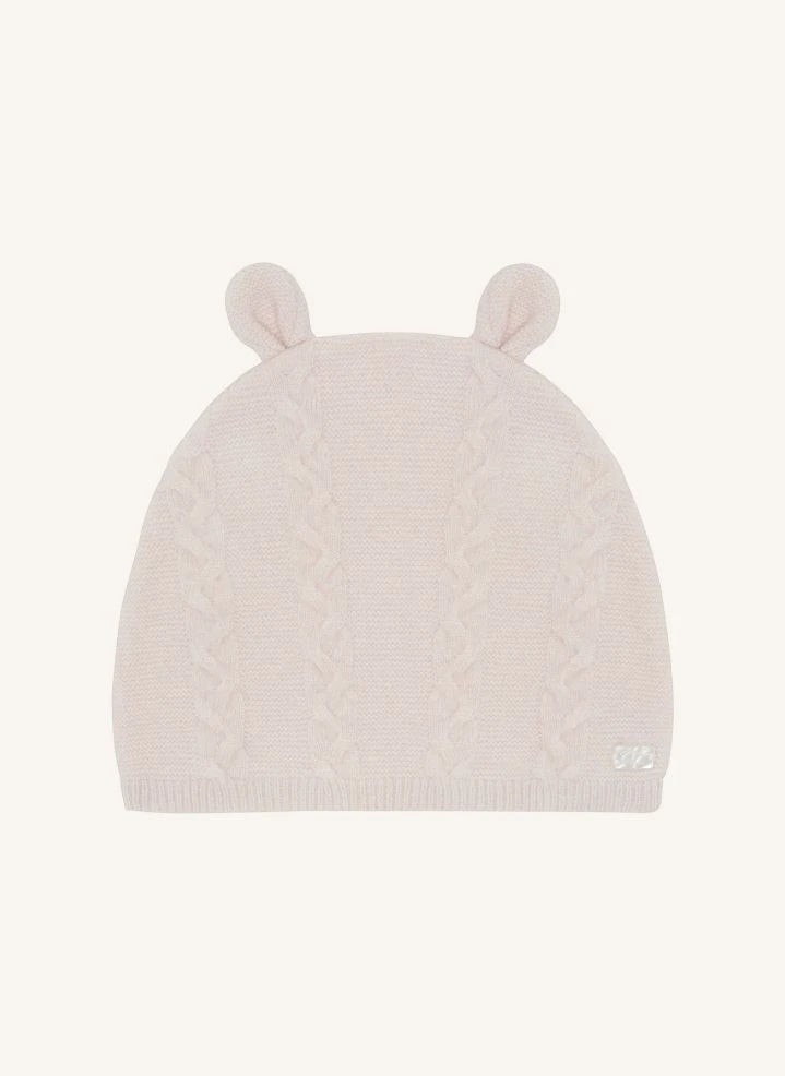 Tartine et Chocolat - Twisted Beanie with Wool Ears | Pink