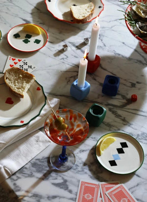 &Klevering - Heart and Clover Plates - 2-piece Set